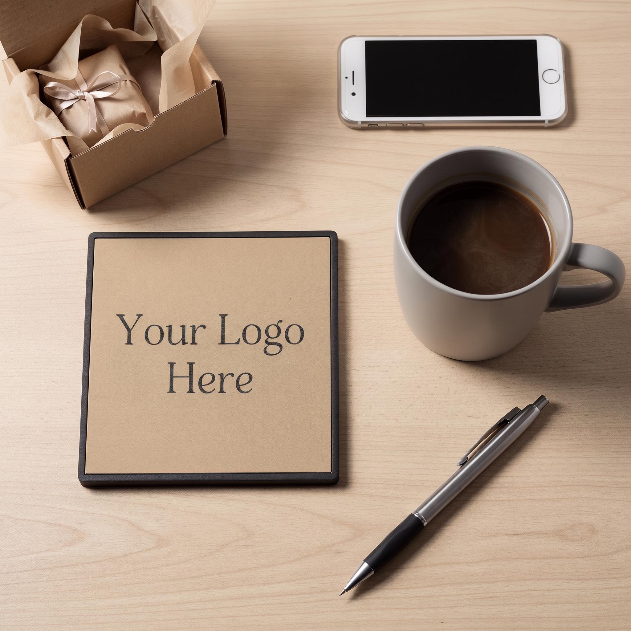 Custom Logo Square Coaster – photo 6